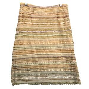 Rampage Vintage 90s Y2K Boho Fairy Lace Ribbon Detail Pencil Skirt Women 11